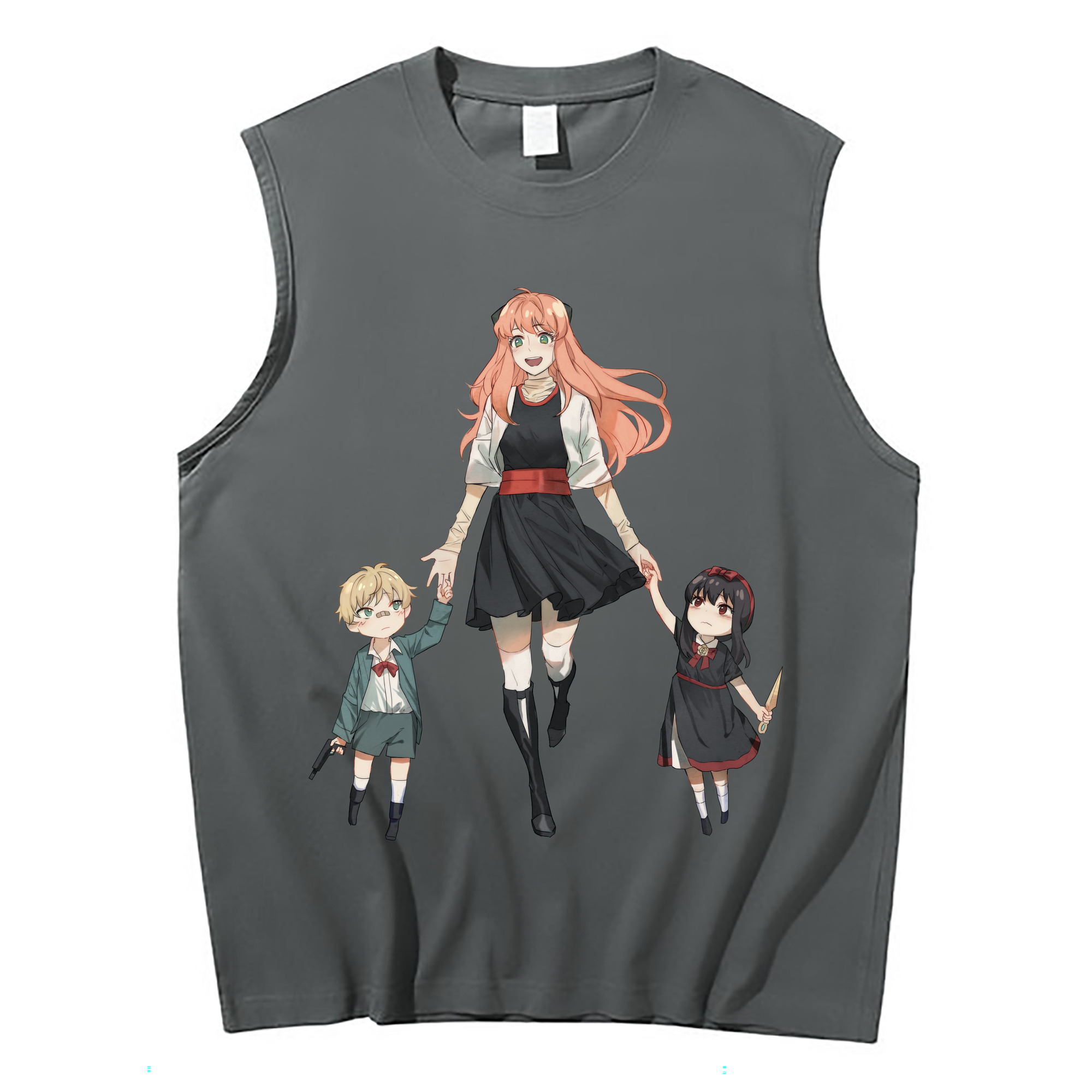 （画像用） SPY×FAMILY间谍家家酒 コットン100％タンクトップ（フロントプリント）